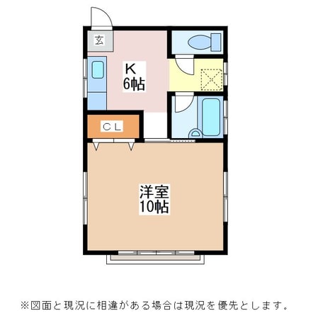 北松本駅 徒歩46分 2階の物件間取画像